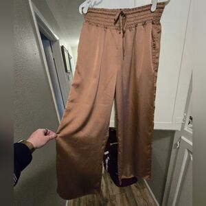 Brochu Walker Tan Smocked Pants